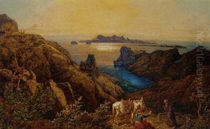 An Offering To A Pilgrim On The Mediterranean Coast by Johann Baptiste Heinefetter