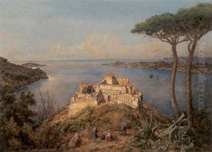 Der Golf Von Neapal by Johann Baptiste Heinefetter