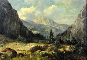 Landscape by Eduard Heinel