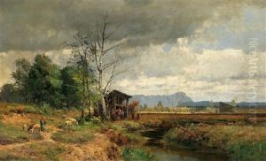 Scene Of The Murnauer Moos by Karl Adam Heinisch