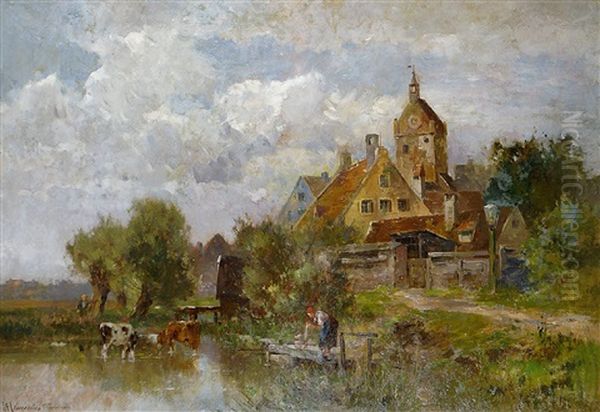 Wascherin Am Dorfteich - view 1