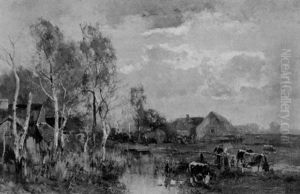 Bauerngehoft Im Dachauer Moos by Karl Adam Heinisch