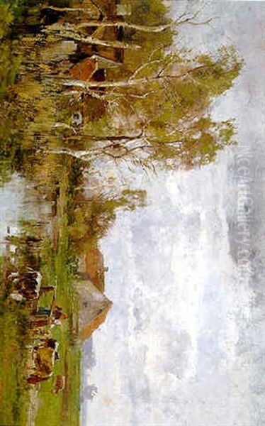 Bauernhofe In Amperlandschaft - view 1
