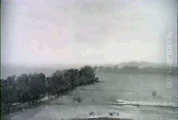 Ausblick Von Dachau Gegen Munchen - view 1