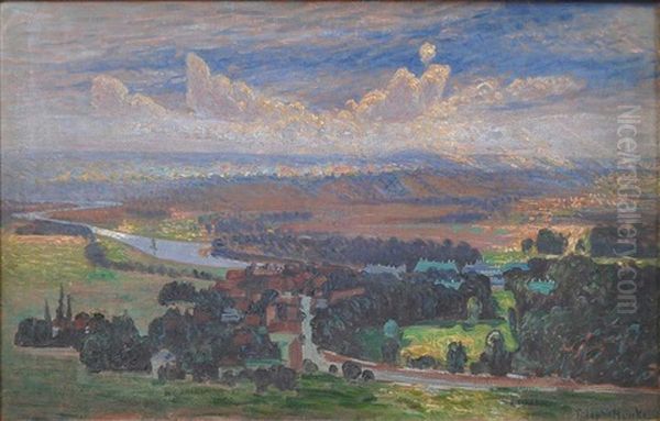 Lichtstimmung Uber Elblandschaft Bei Pillnitz - view 1