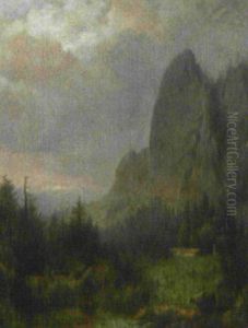 Voralpenlandschaft by Heinrich Heinlein