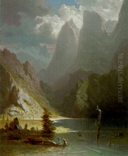 Gebirgssee Im Sonnenlicht - view 1