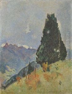 Landschaft Im Gebirge by Hans Richard Heinmann