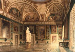 La Sala Dell'iliade In Der Galleria Palatina Zu Florenz