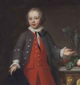 Portrait Of A Boy, Three-quarter Length, In A Red Suit