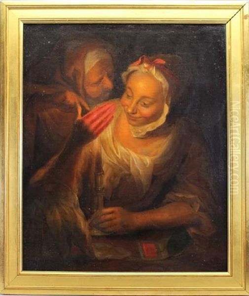 Two Women By Candlelight - view 1