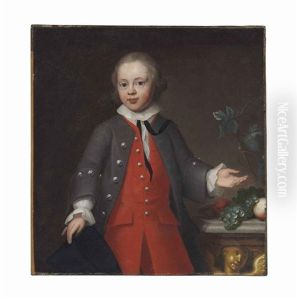 Portrait Of A Boy, Three-quarter Length, In A Red Suit
