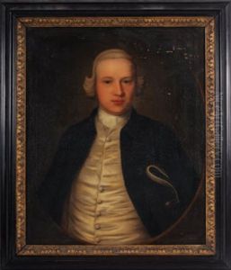 Portrait Of A Gentleman (radcliffe Pearl Todd?) by John Theodore Heins