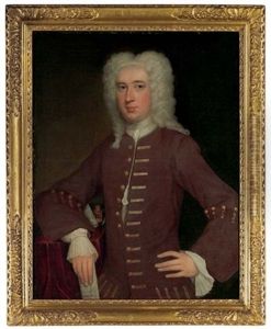 Portrait Of A Gentleman, Identified As Alexander Keith Of Ravelston, In A Brown Coat, Holding A Letter