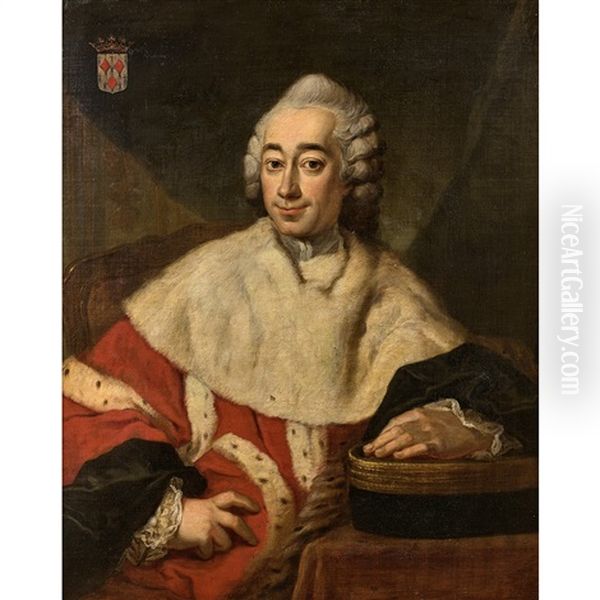 Portrait De Gaspard Felix Jacques De Pollinchove (1737-1816), En Premier President Du Parlement De Flandre A Douai - view 1