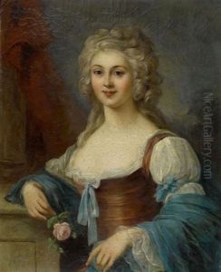 Portrait Der Grafin De Bernicourt