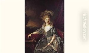 Portrait De Jeune Femme En Robe Verte thumbnail