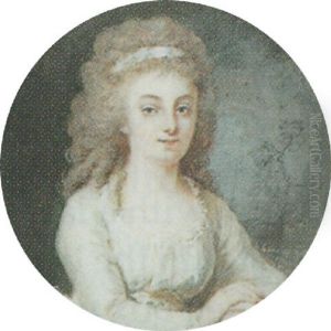 A Lady Wearing A White Dress Before Woodland Background