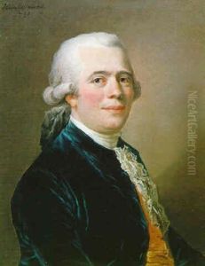 Portrait D'homme En Habit Bleu