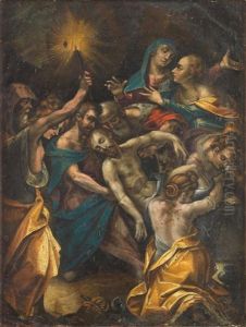 The Entombment by Joseph The Elder Heintz