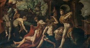 Diana Und Aktaon by Joseph The Elder Heintz