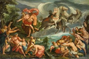 The Rape Of Proserpina (after The Engraving By Lucas Kilian)
