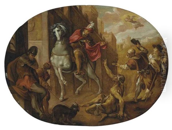 Saint Martin Dividing His Cloak - view 1