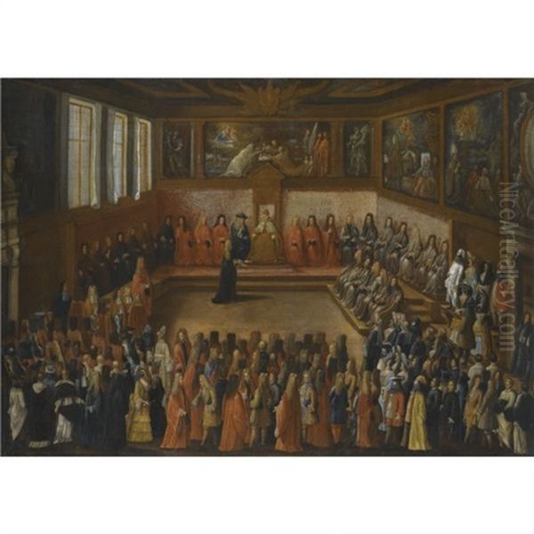The Sala Del Collegio In The Doge's Palace - view 1
