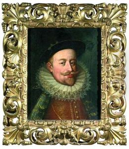 Matthias, Erzherzog Von Osterreich (?) In Einem Dunklen Mantel Uber Einem Roten Rock Mit Weisem, Eleganten Spitzenkragen Und Hut Matthias, Erzherzog Von Osterreich (?) In Einem Dunklen Mantel Uber Einem Roten Rock Mit Weisem, Eleganten Spitzenkragen Und Hut