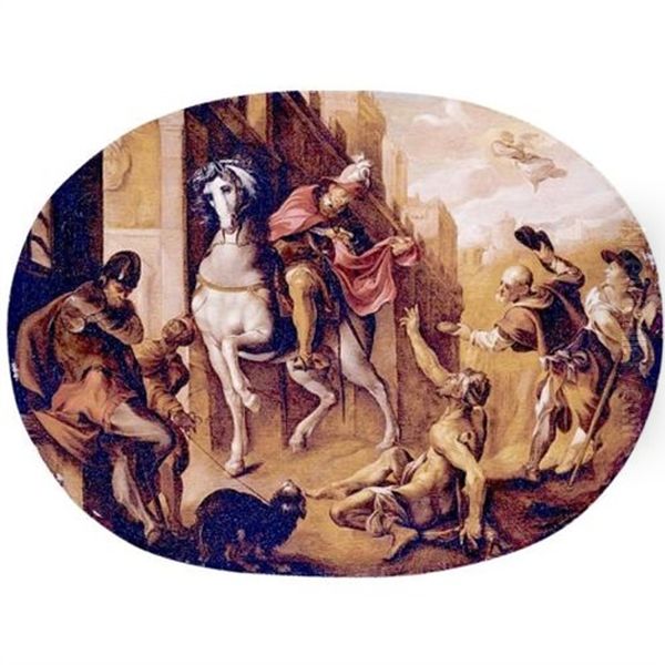 Saint Martin Dividing His Cloak - view 1
