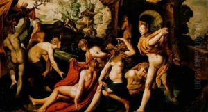 Diana Es Aktaeon (diana And Aktaeon) by Joseph The Elder Heintz