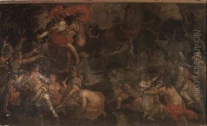 L'enlevement De Proserpine by Joseph The Elder Heintz