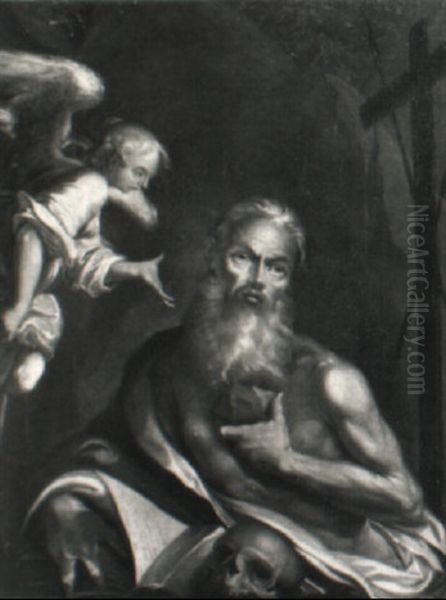 Der Heilige Hieronymus Mit Dem Engel - view 1
