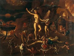 A Witchcraft Scene by Joseph Heintz the Younger