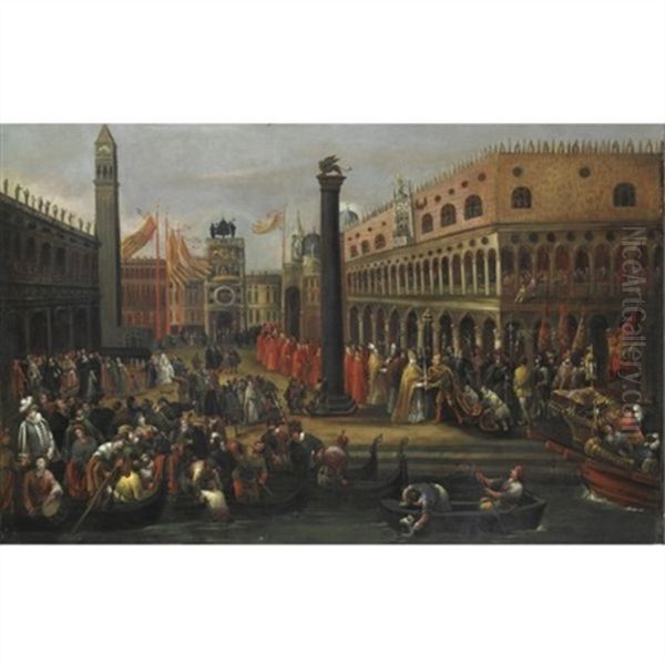 Venezia, Cerimonia In Piazza San Marco - view 1