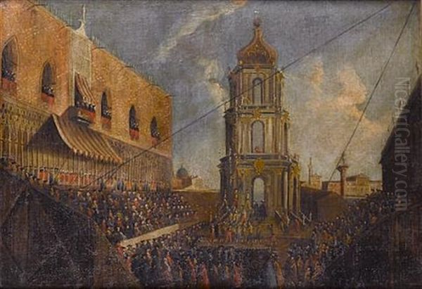 The Piazetta With The Gioco Della Colombina - view 1