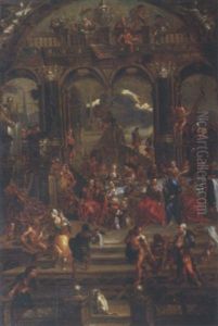 The Wedding Feast At Cana by Joseph Heintz the Younger