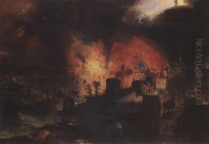 La Prise De La Ville De Troie by Joseph Heintz the Younger