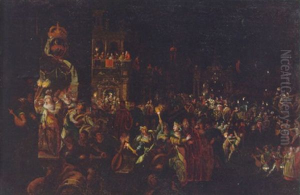 A Carnival At Night - view 1
