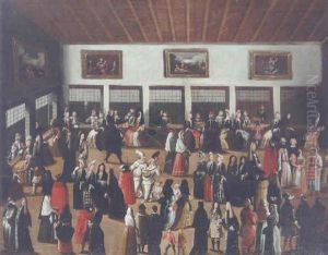 The Parlatorio Di San Zaccaria by Joseph Heintz the Younger
