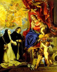 La Madonna Del Rosario Con I Santi La Madonna Del Rosario Con I Santi