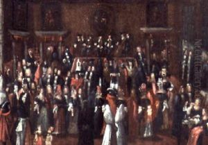 A Feast Celebrating The Election Of The Procurator Di San Marco by Joseph Heintz the Younger