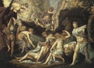 Diane Au Bain Surprise Par Act,on by Joseph Heintz the Younger