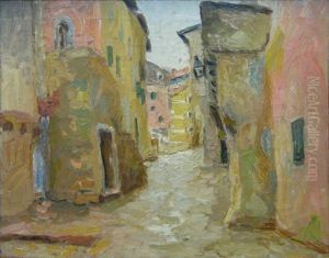 Rue Apres La Pluie by Richard Heintz