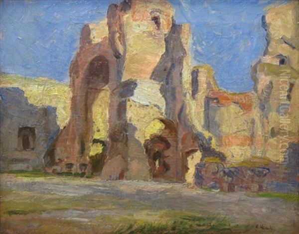 Ruine Aux Thermes De Caracalla, Rome - view 1