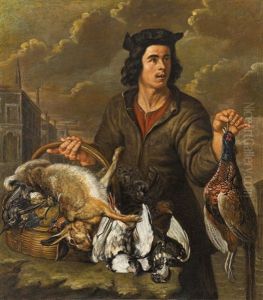 Bildnis Eines Jagers Mit Wild