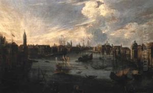 The Bacino Di San Marco, Venice, From The Giudecca