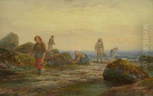 Mussel Gatherers by Thomas John Banks