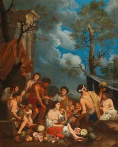 An Allegory Of Autumn by Johann Heiss