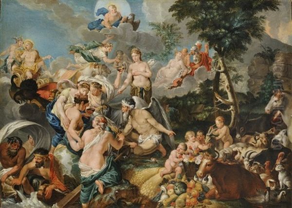 Mythological Scene - In The Empire Of Flora - view 1